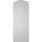 Ekena Millwork Arch Top Surface Mount PVC Gable Vent: Functional, w/ 3-1/2"W x 1"P Standard Frame, 12"W x 32"H GVPAR12X3201SF - alternate 3